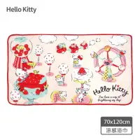 在飛比找momo購物網優惠-【SANRIO 三麗鷗】Hello Kitty涼感浴巾-甜點