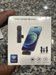 2-in 1 Wireless Lavalier Microphone For Iphone
