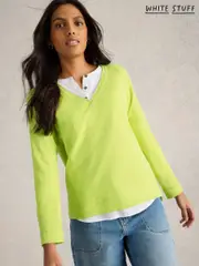 White Stuff Yellow Naria Jumper (F66650) | $113