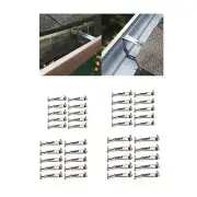 Set of 10 Clip on Gutter Hangers Replace Parts Easily Install Accessories