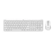 Logitech Signature Slim Wireless Keyboard And Mouse Combo Mk950 White