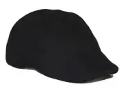 The Original Boston Scally Cap - The Scrapper Newsboy Flat Cap - X-Large Black