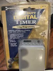 Intermatic DTI7C Heavy Duty Indoor Digital Timer 7-Day Lights Lighting 15 Amps