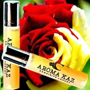 Tudor Rose & Amber Perfume Roll-On Fragrance Oil Luxury Vegan/Cruelty-Free