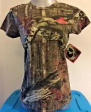 Mossy Oak Break Up Infinity T-Shirt S Ladies Brand New