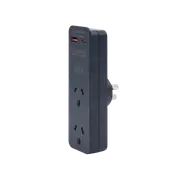 Click Double Adapter with PD20W USB Charger