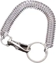1PC Solid Color Spring Rope Key Chain Plastic Mobile Phone Holder Cord Anti Lost Keys Hold Straps Keychain Keyring Accessory/251