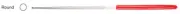 Eze-lap Round, Fine Grit Individual Needle File (600) 601F