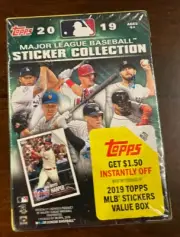 2019 Topps Major League Baseball Sticker Collection Blaster Box