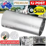 1Mx5M Sound Deadener Roller Car Insulation Mat Heat Shield Noise Adhesive Foam