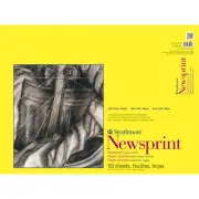 Strathmore 300 Series Newsprint Pad, 18 x 24 Inches, 32 lb, 50 Sheets