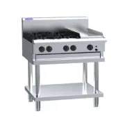 Luus CS-4B3P 4 Burner 300mm Griddle Cooktop - CS-4B3P-LU