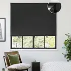Myshade Portable Blackout Window Cover Roller 28"W x 72"H, Black