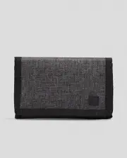 [Lucid] Lucid Boy's Reason Trifold Wallet in Black Herringbone One Size Black Herringbone