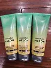 3 BATH & BODY WORKS CUCUMBER MELON BODY CREAM WITH SHEA BUTTER 8 OZ EA. MOISTURE