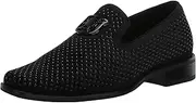 [Stacy Adams] Boy's Swagger Studded Ornament Slip on Loafer