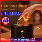 180ml USB Mist Maker Flame Air Humidifier Essential Oil Diffuser Decor CF
