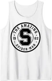 [Marvel] The Amazing Spider-Man Circle Block Text Tank Top