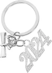 [Healeved] 2024 Graduation Keychain Stylish Keyring for Bags Backpacks present for Graduates Keychain Decoration for Students and Friends
