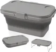 Alpen Foldable Picnic Basket, Collapsible Large Capacity Storage Basket, Waterpr