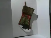 Hobby Lobby Christmas Stocking/Bear & Trees