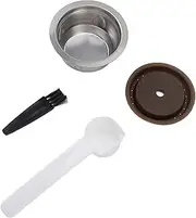 Refillable Coffee Capsule, Stainless Steel 230ml Reusable Coffee Pod, Compatible with Machines, Sturdy and Eco Friendly, Customizable Coffee Experience