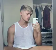 [X204] Male Model Showing Off Body To Viewer Fine Art Hunky Physique