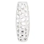 Amalfi Sawyer Porcelain Table Lamp White 18x18x45cm