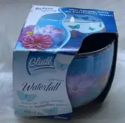 Glade Waterfall Candle Scents Scented Jar Candle 4 oz VTG 2001 New NIB BUTTERFLY