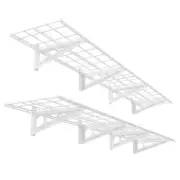 FLEXIMOUNTS Garage Wall Shelf w/ Bracket 36" 4-Shelves 400 lb. Capacity White