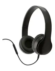 [Moki] Flip Headphones & Removable 3.5mm Audio Cable & In-line Mic Black