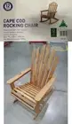 Designer Cape Cod Adirondack Acacia Hardwood Timber Outdoor ROCKING CHAIR NEW