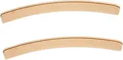 Kisangel 2Pcs Curved Wood Cards Holder Display Rack for Playing Card Games Organizer for Seniors and Smooth Finish for Canasta and Bridge