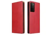 For Samsung Galaxy S21 Ultra Case Leather Flip Wallet Folio Cover Red