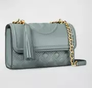 NWT Tory Burch Fleming Small Crossbody Shoulder Bag - Arctic