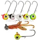 20PCS Big Eyes Jig Head Fishing Hooks with Mustad Hook Size 1/16 1/8 1/6 1/4 oz