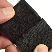 Adhesive Hook and Loop Tape Sticky Fastening Strips Fabric Fasten 2 in x 16.5 ft