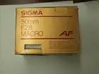 50mm SIGMA F2.8 NEW AF AUTOFOCUS MACRO LENS for SONY ALPHA MINOLTA MAXXUM CAMERA