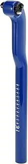 X AUTOHAUX Universal Bike Seat Posts Bike Saddle Post Seat Tube 31.6x400mm 25° Height Adjustable Carbon Fiber Blue 1 Pc