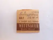 WITTNAUER 11 ES ? 6K ? GILT SWEEP SECOND HAND