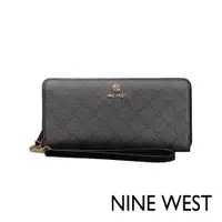 在飛比找PChome24h購物優惠-NINE WEST LINNETTE 手掛式長夾-LOGO灰