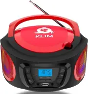Boombox Portable Audio System - New - FM Radio CD Player Bluetooth MP3 USB AUX