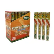 4X Cyclones king Size Flavoured Pre Rolled transparent Cones Clear