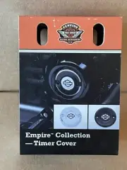 Harley Davidson OEM Empire Black Bar & Shield Timer Cover '17- 23 M8's 25600148