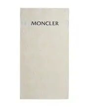 Moncler Logo Detailed Bath Towel One size White