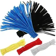 WEKAMOS Handmade Toys Art Materials Pcs Extra Thick Chenille Sticks Long Pipe Cleaners Bulk for Boys and Girls Crafts