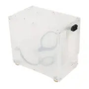 Clear Acrylic Mini ITX Case 360 ° Open Hollow Cooling DIY Mini ITX Computer Part