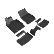 3D MAXpider for AUDI E-TRON GT 2022-2024 KAGU BLACK R1 R2 Floor Mat- 5PC-3d_L1A (for: Audi)