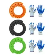 Easy To Use Drill Bit Sharpener Kit Includes Safety Gloves for Various Bit Size