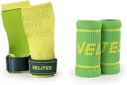 Velites I Quad Pro Cross Training Gloves I Professional Grips for Cross Training or Gymnastics I Suitable for Any Surface I Use with Magnesium I Includes Free Bands